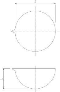 石英蒸発皿の画像