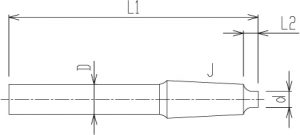舌付ジョイント T形 (摺付)の画像