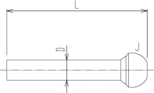 球面ジョイント オス (摺付)の画像