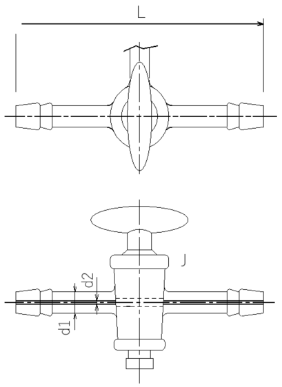毛細管三方コックのメイン画像