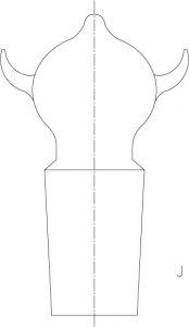 ツノ付玉栓の画像