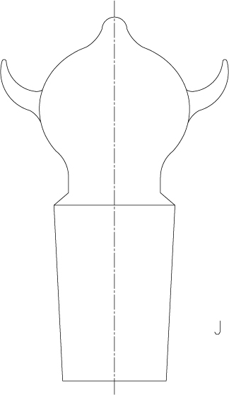 ツノ付玉栓のメイン画像