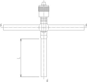 高真空グリースレスバルブ T型の画像