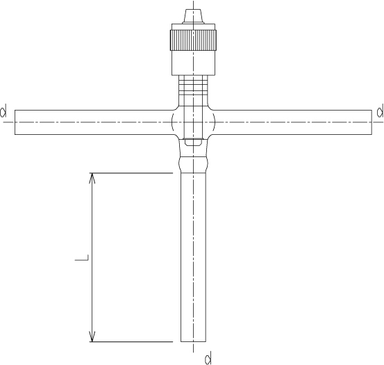 高真空グリースレスバルブ T型のメイン画像