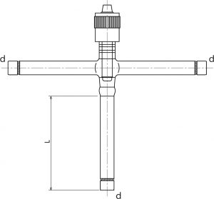 高真空グリースレスバルブ T型の画像