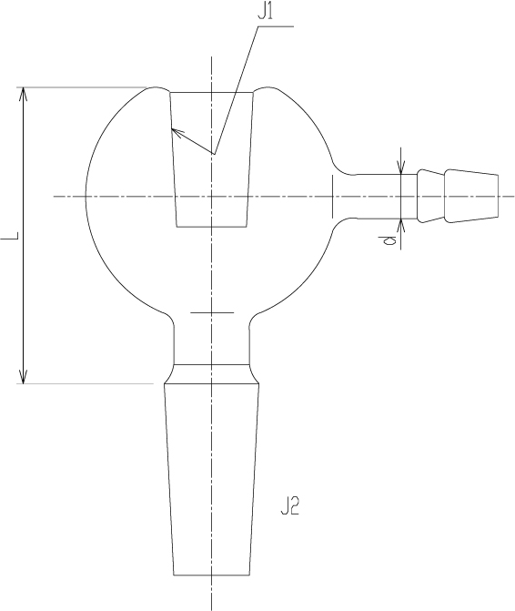 短型減圧用球形縮小アダプターのメイン画像