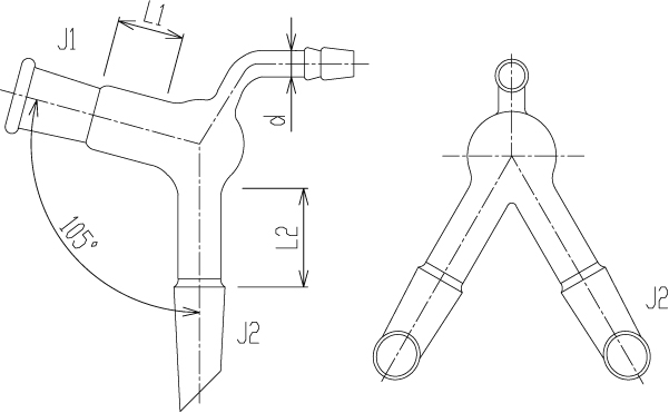 減圧用二又アダプターのメイン画像