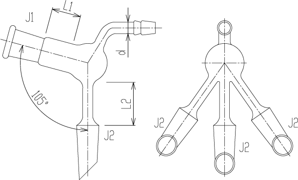 減圧用三又アダプターのメイン画像