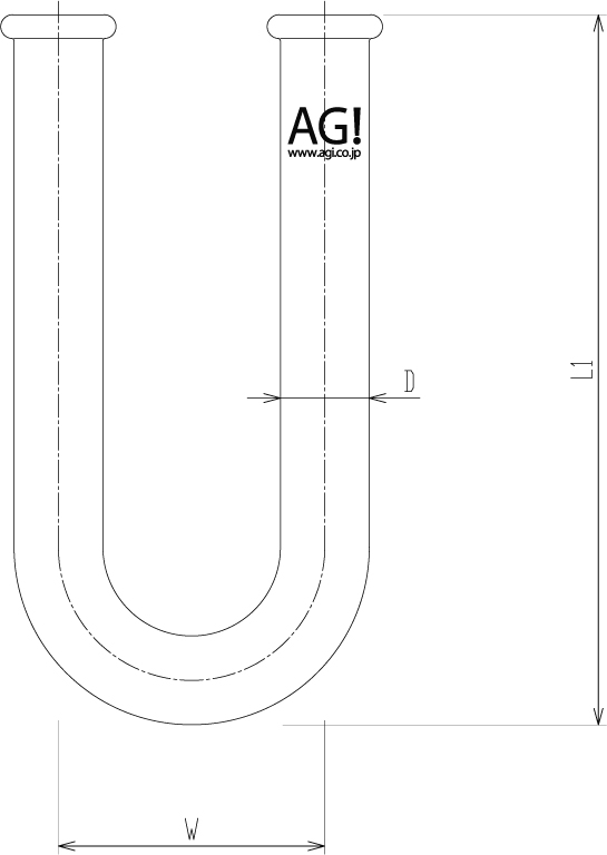U字カルシウム管のメイン画像