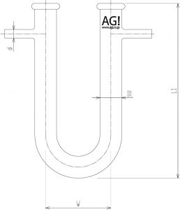 枝付U字カルシウム管の画像