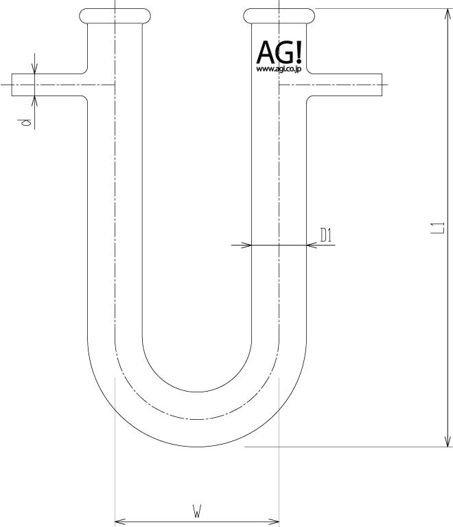枝付U字カルシウム管のメイン画像