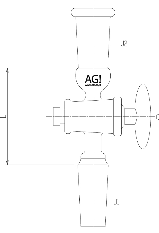 コック付連結管のメイン画像