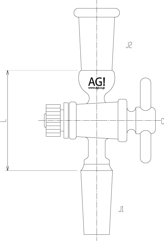コック付連結管のメイン画像