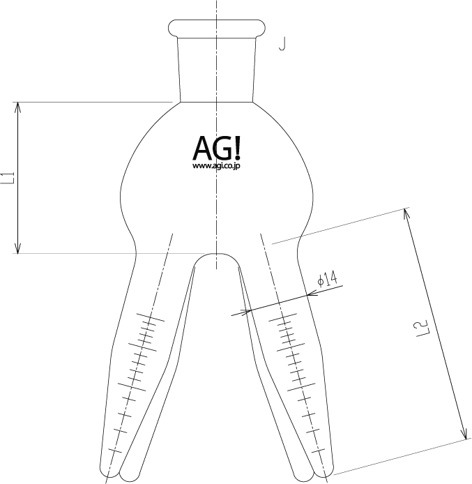 セミ・ミクロ 四ツ又受器のメイン画像