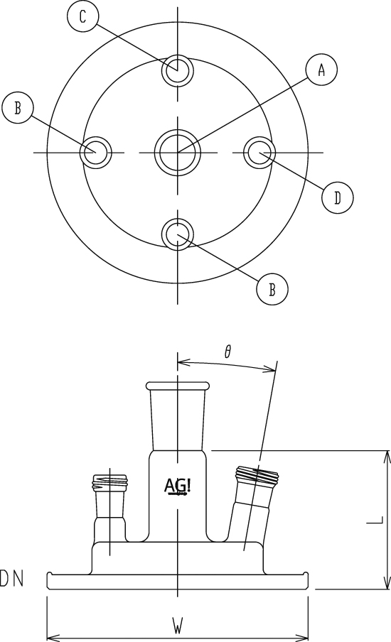 フルジャケット用五ツ口カバーのメイン画像