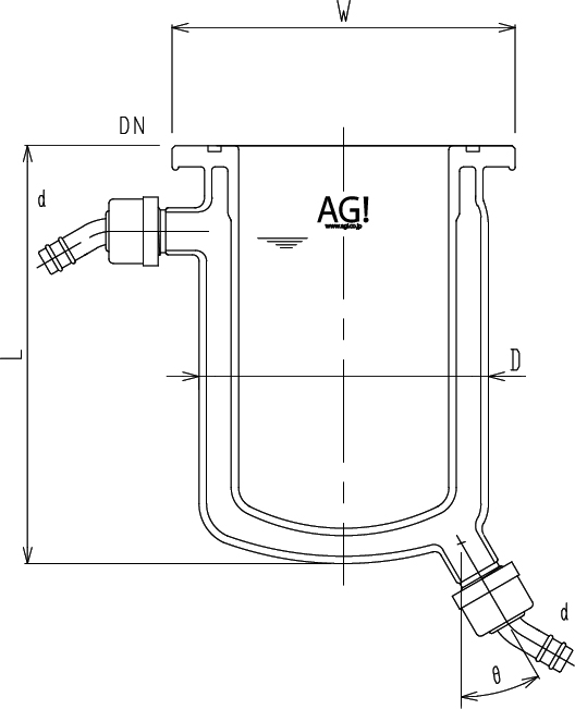 フルジャケット式セパラ反応容器のメイン画像