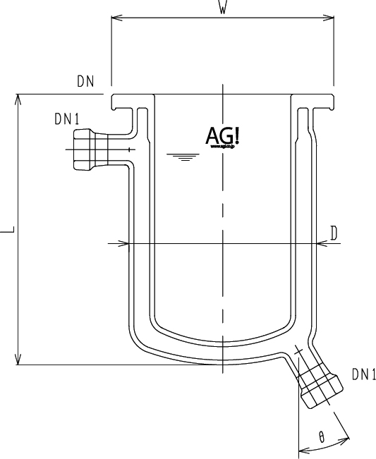 フルジャケット式セパラ反応容器のメイン画像