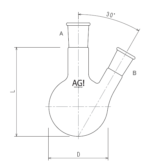 二ツ口フラスコのメイン画像