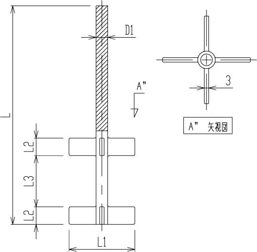 旭製作所 タービン型撹拌棒 シャフト部摺有 1個 3358-8/45-