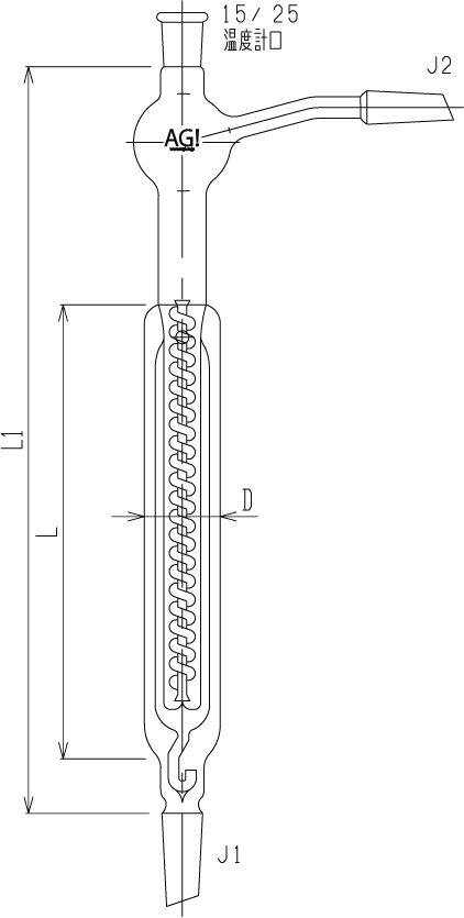 分留管ウィットマー(枝付)のメイン画像