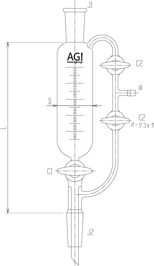 旭製作所 分留管ウィットマー 1個 3516-300-4L :62-2108-76:Shop de