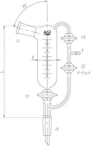 上部枝変則形ウィットマー分留受器の画像
