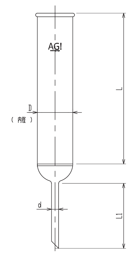 クロマトカラム(フィルター付)のメイン画像