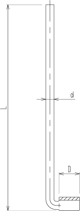 ろ過板付きガス噴射管 曲管のメイン画像