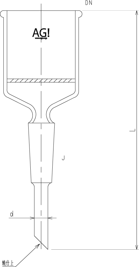 ブフナー形・ろ過器(摺付) | ろ過器・フィルター | ガラス実験器具