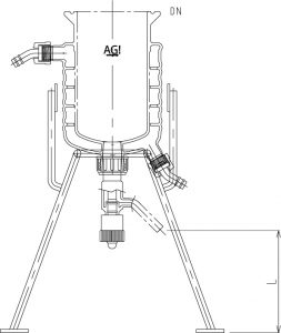 二重管式反応容器用架台の画像