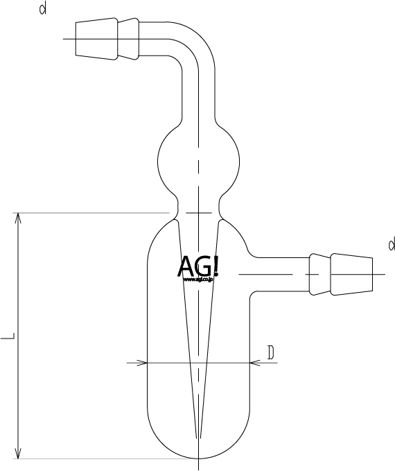 クリアランス売り出し 旭製作所 バブラー() 1個 4182-25/100 実験用素材