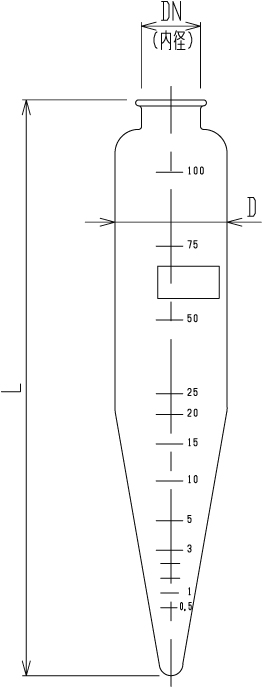 Ⅰ形目盛試験管のメイン画像