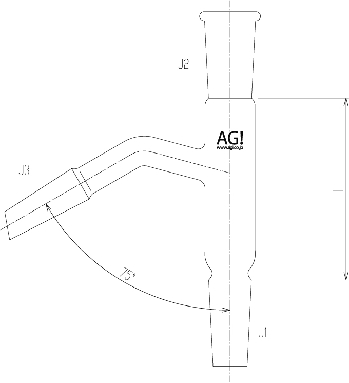 旭製作所 分留管ウィットマー 1個 3516-300-4L :62-2108-76:Shop de