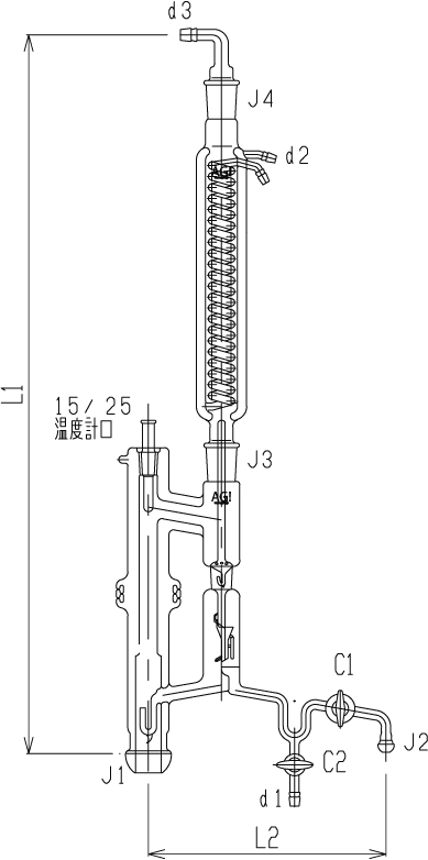 横引き型自動還流器(冷却器二重管タイプ)のメイン画像