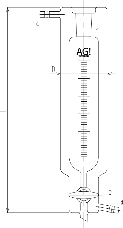 フルジャケット付分留受器のメイン画像