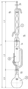 ソックスレー抽出装置　Bの画像