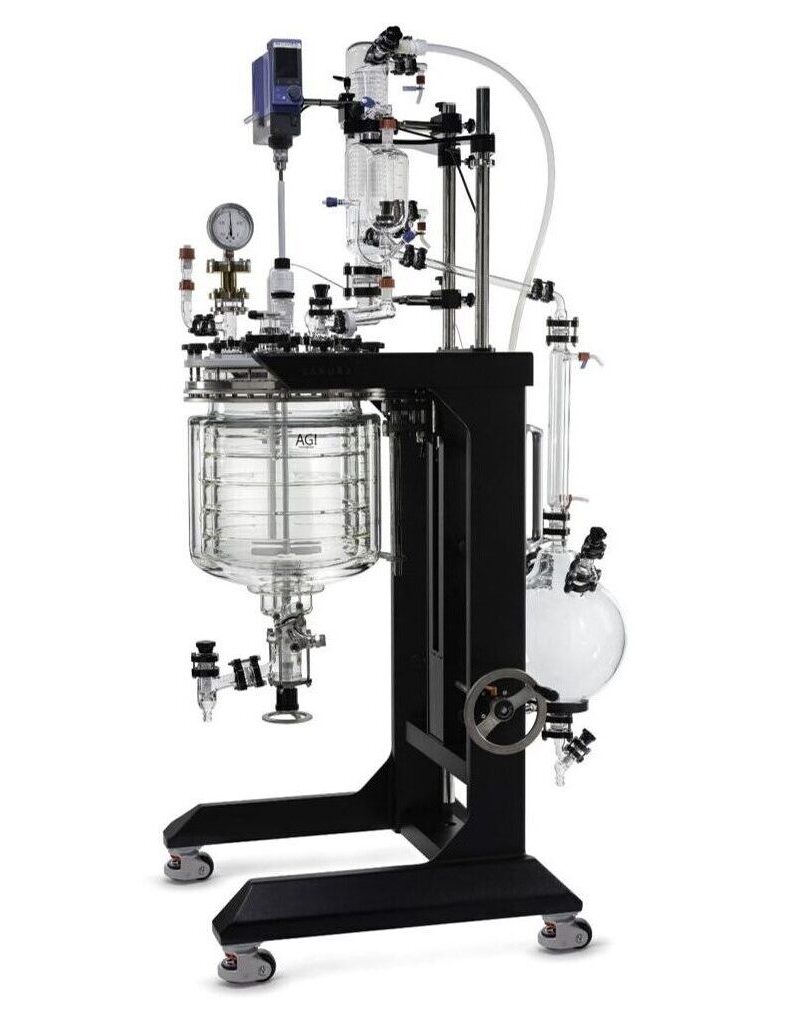 旭製作所 二重管式セパラ反応容器 15A 端部タイプ 1個 3032-3/150A-M 旭製作所 媒体バッフル付二重管式セパラ反応容器 15A 端部タイプ・